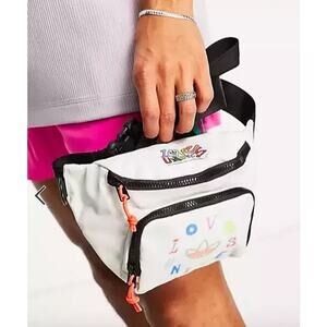 Adidas Love Units Unisex Water Resistant Pride Fanny Pack Crossbody Bag NEW